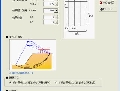 すべり円の入力画面